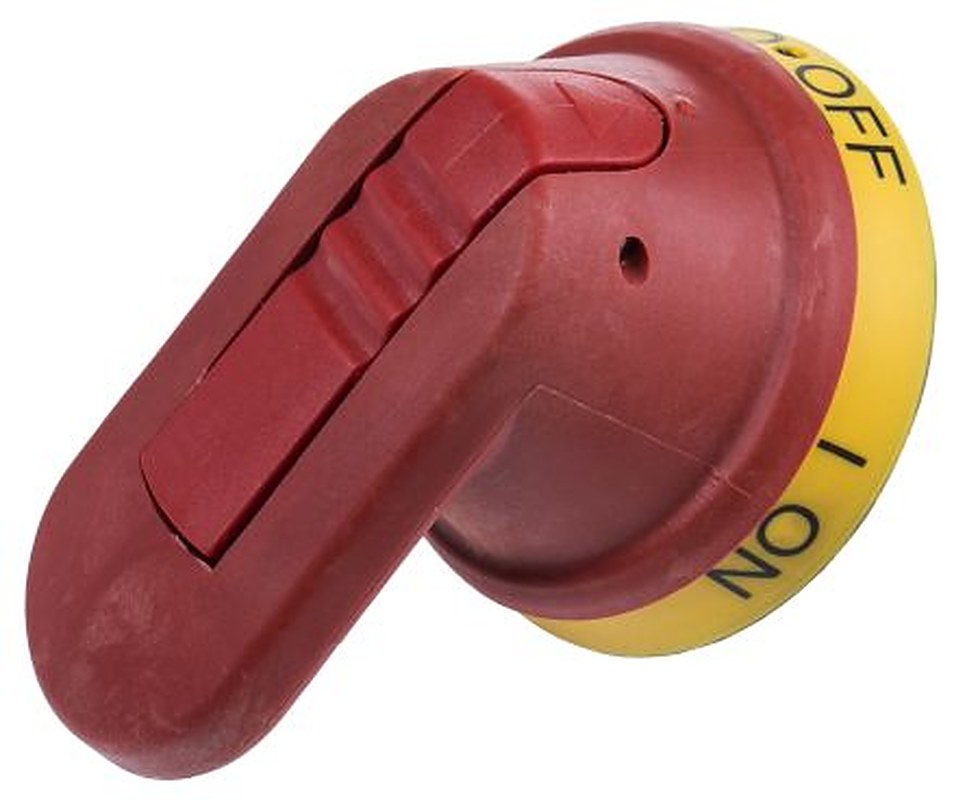 ABB Yellow, Red Rotary Handle, 66 mm, OHY Series