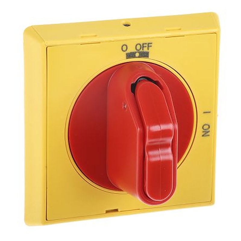 ABB Red, Yellow Rotary Handle, 48 mm, OHY Series