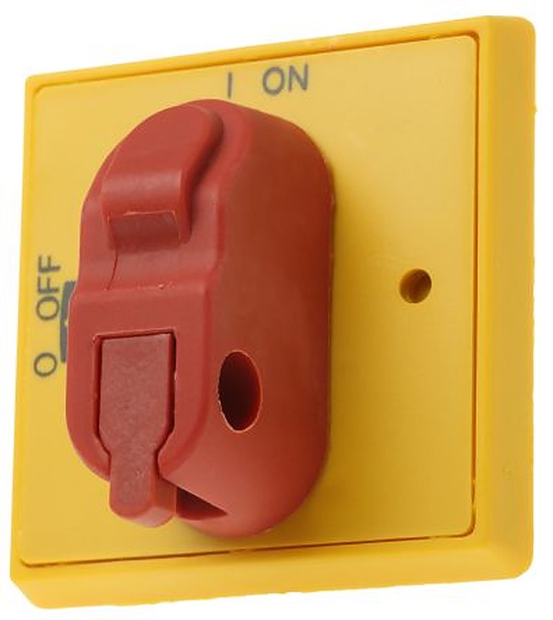 ABB Red, Yellow Rotary Handle, 51 mm, OH Series