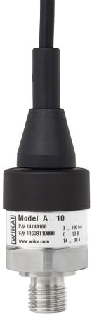 WIKA A-10 Series Pressure Sensor 0 bar 400 bar, Gauge, Vacuum, Absolute Reading