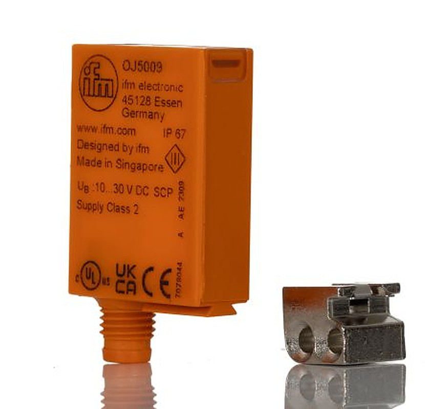 ifm electronic Through Beam Photoelectric Sensor, Block Sensor
