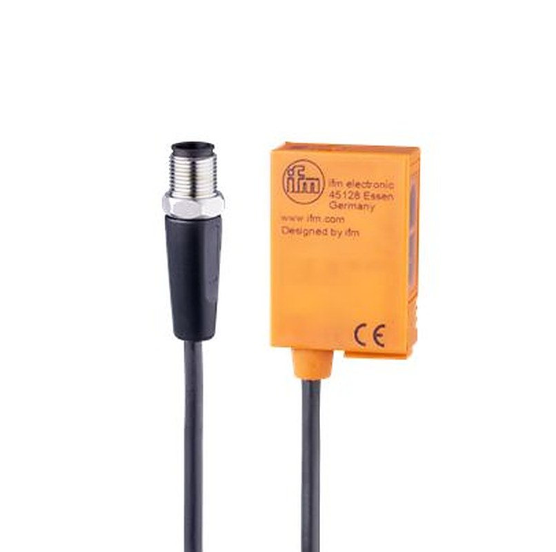 ifm electronic Diffuse Reflection Photoelectric Sensor, Rectangular Sensor
