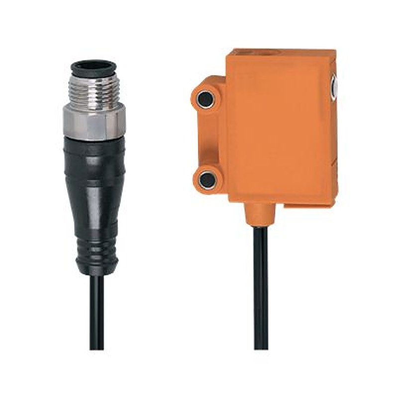 ifm electronic Retroreflective Senor Photoelectric Sensor, Rectangular Sensor