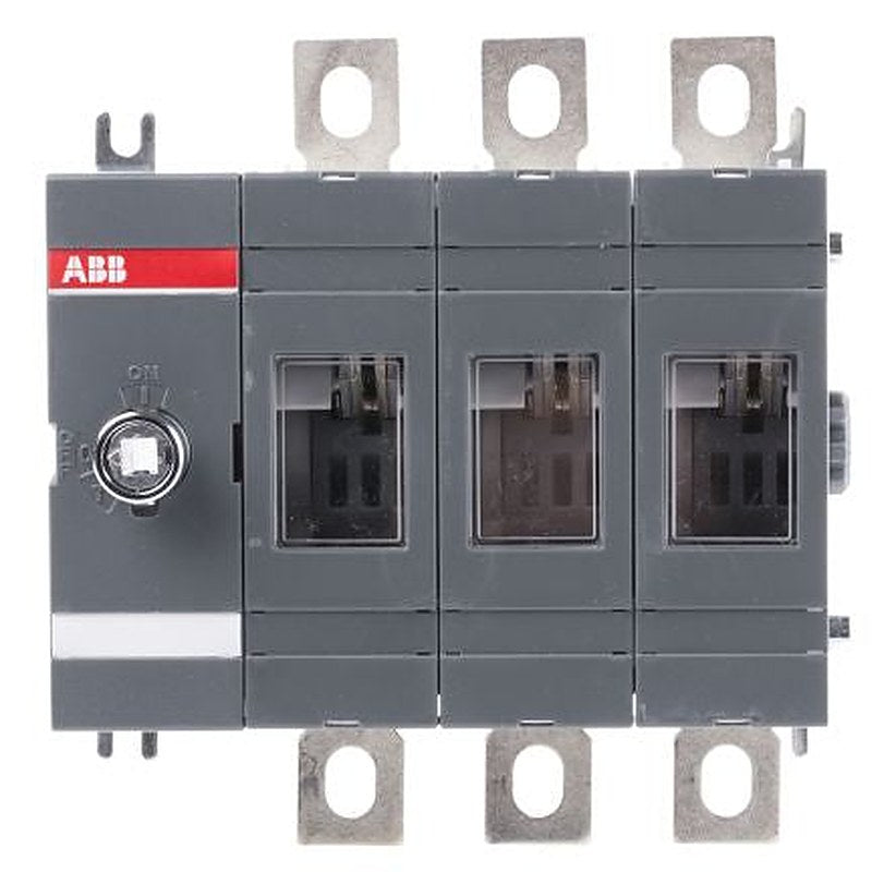 ABB 3-Pole Base Isolator Switch -, IP65, 200A, 144 kW