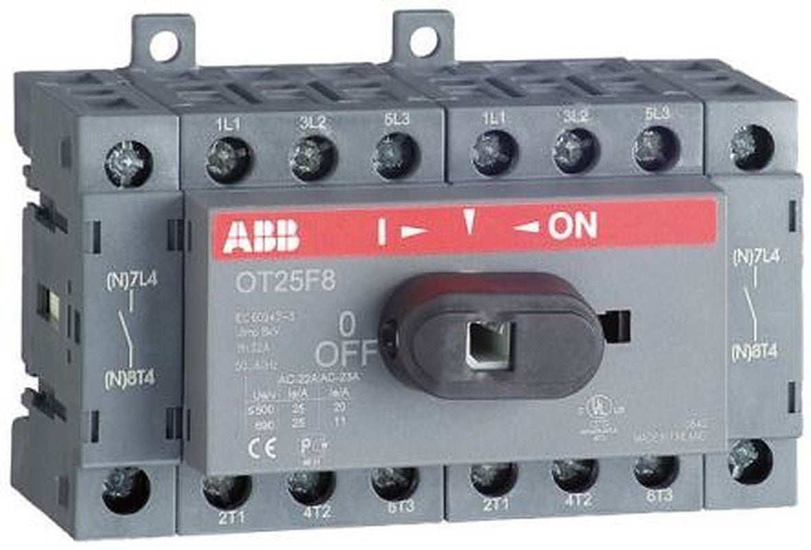 ABB 8-Pole Base Isolator Switch -, IP20, 16A, 75 kW