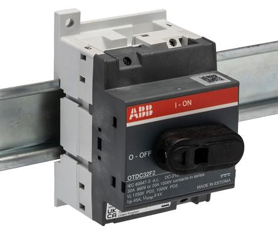 ABB 2-Pole Surface Isolator Switch -, IP20, 32A, 75 kW
