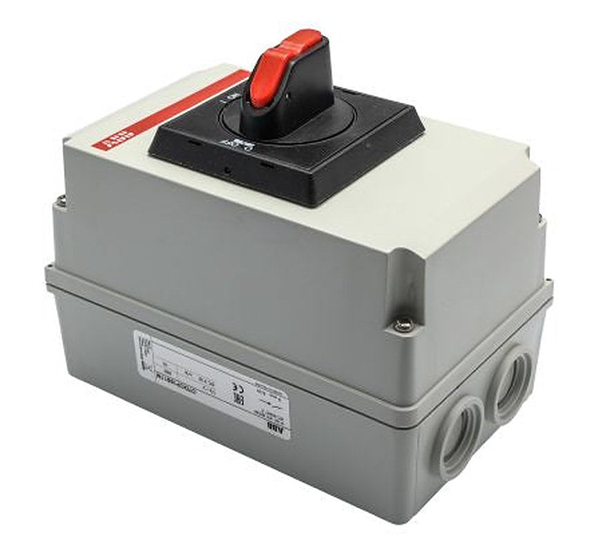 ABB 2-Pole Base Isolator Switch -, IP65, 16A, 75 kW