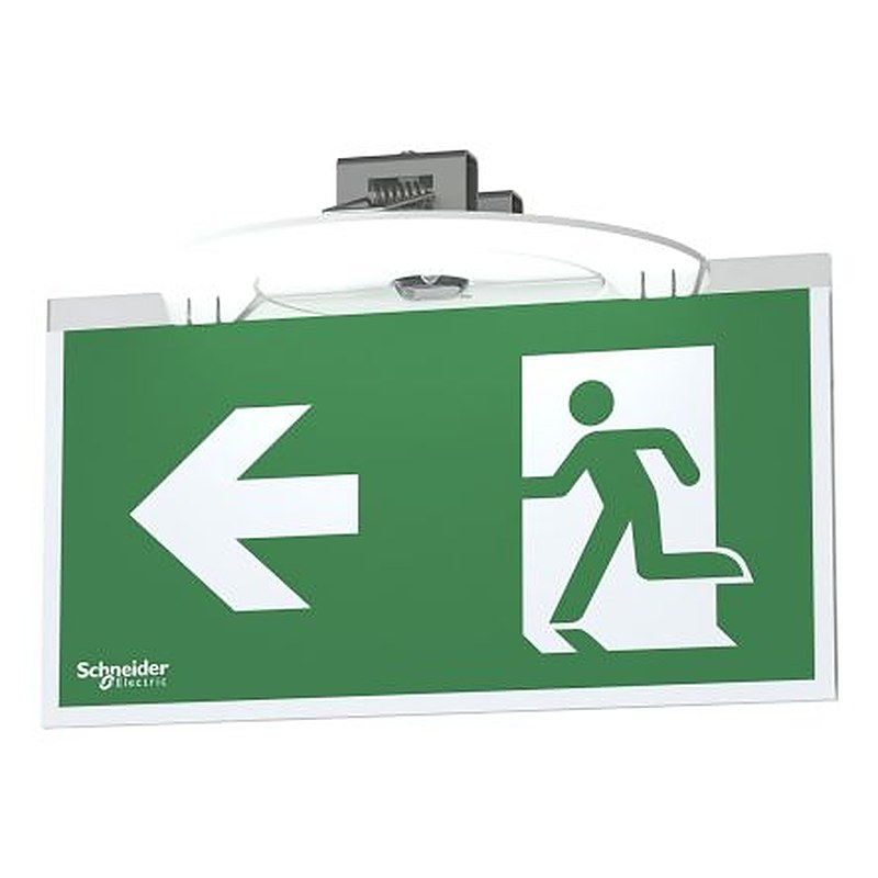 Schneider Electric LED Emergency Exit Sign, 700 mW