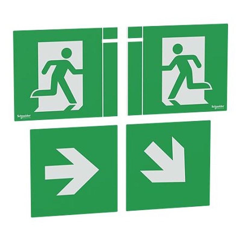 Schneider Electric Green, White Safety Label 118 mm x 100 mm