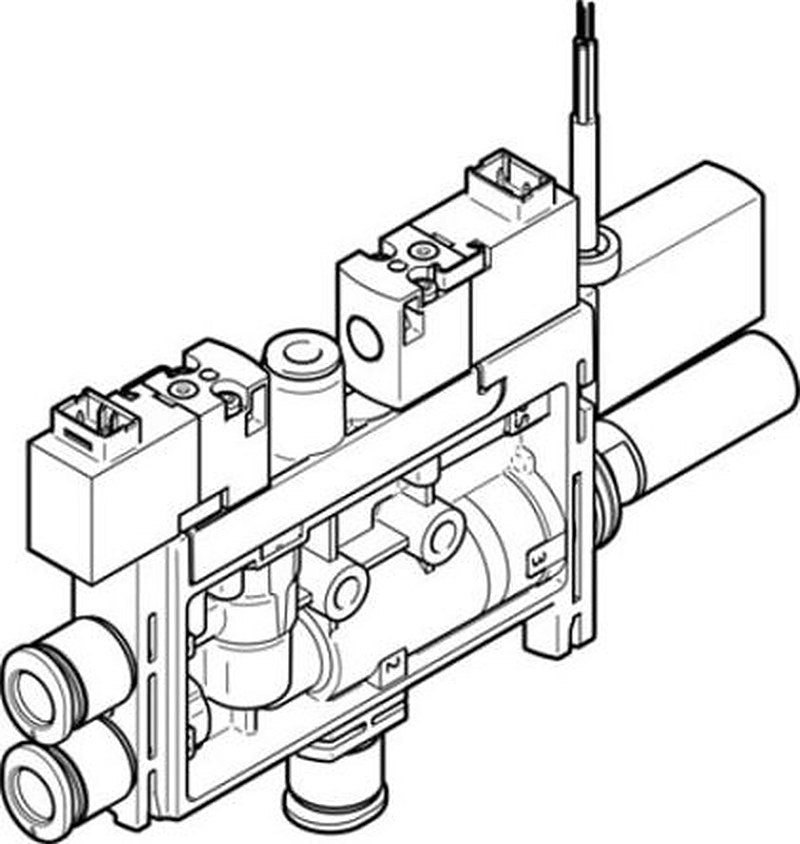 Festo Vacuum Pump, 0.7 mm nozzle, 4.5 bar 17 L/min, OVEL series