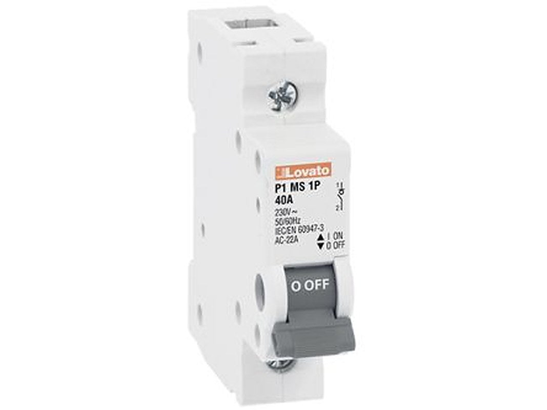 Lovato 1-Pole Front Switch Disconnector -, IP20, IP65, 32A