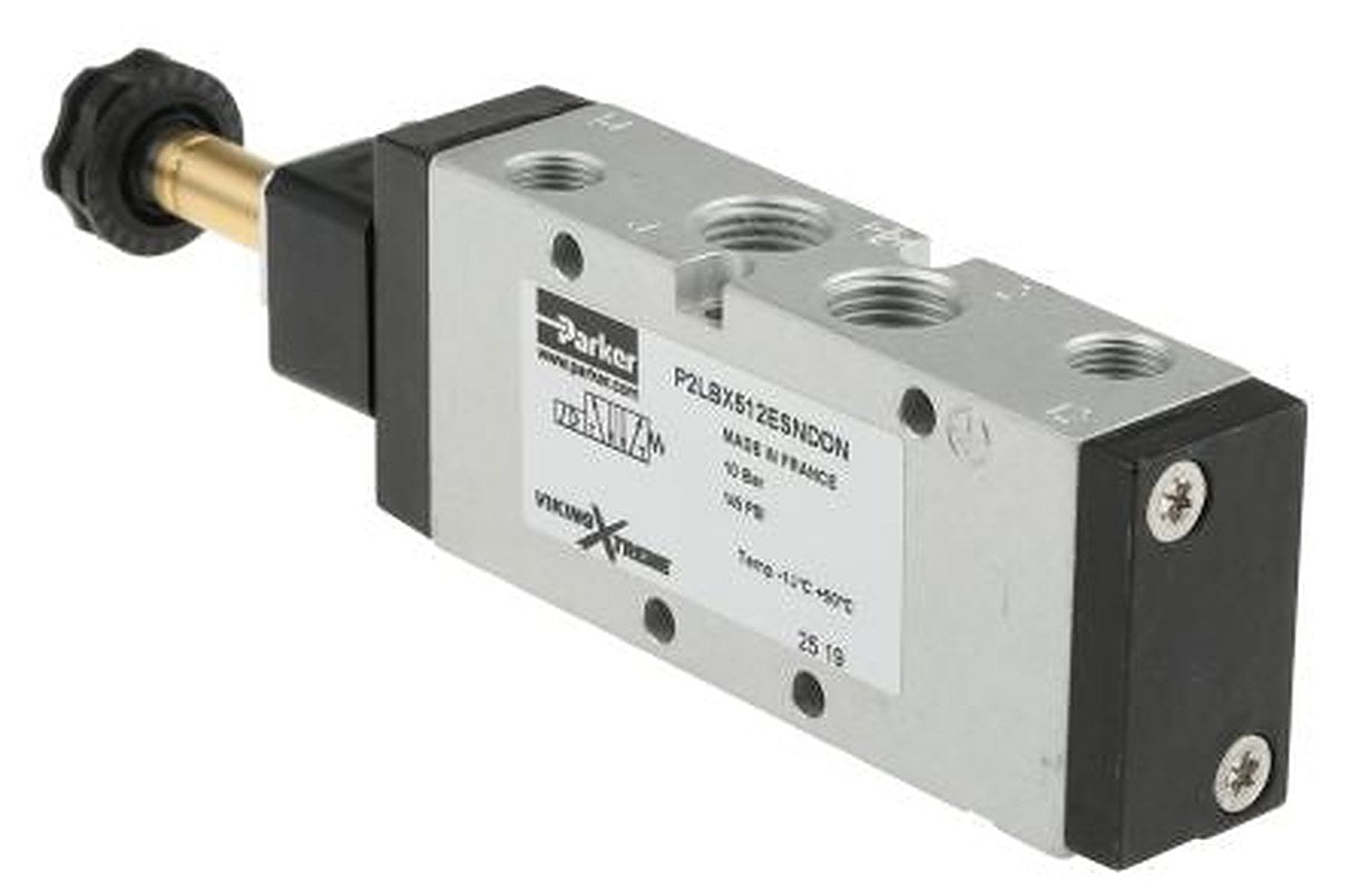 Parker Pneumatic Solenoid Valve - 5/2 Solenoid/Spring G P2LBX  Series