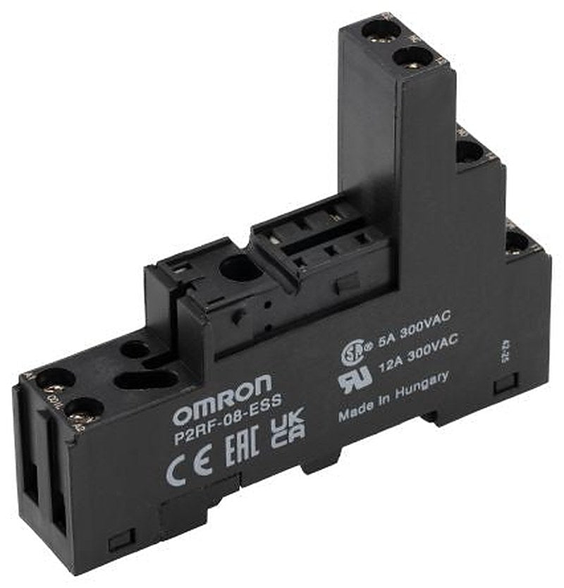 Omron P2RF 6 Way 250V ac DIN Rail Relay Socket, for use with G2R Relay