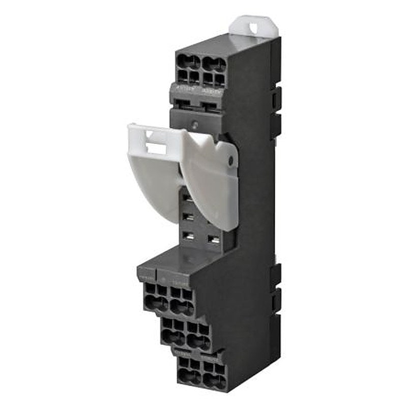 Omron P2RF 8 Way 250V ac DIN Rail Relay Socket, for use with H3RN Series Timer, KL7 Series Liquid Leakage Sensor,
