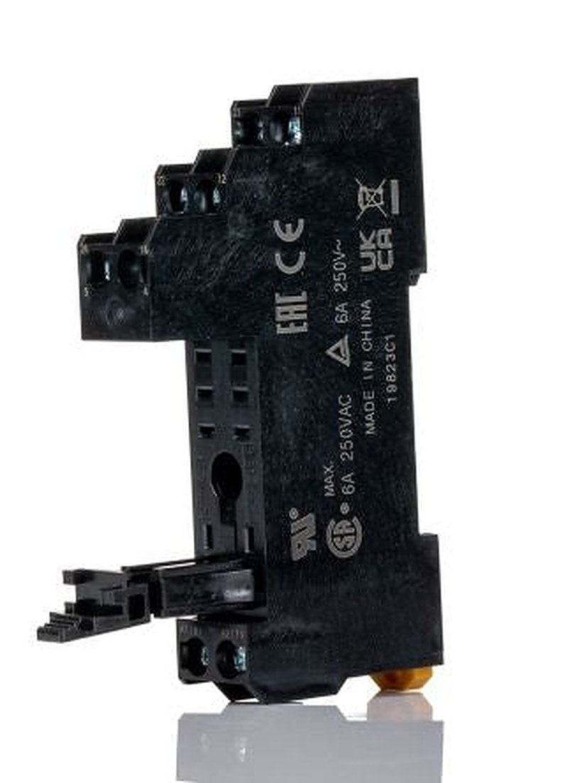 Omron P2RFZ 2 Way 250V ac Surface Relay Socket, for use with Push-In Plus Socket