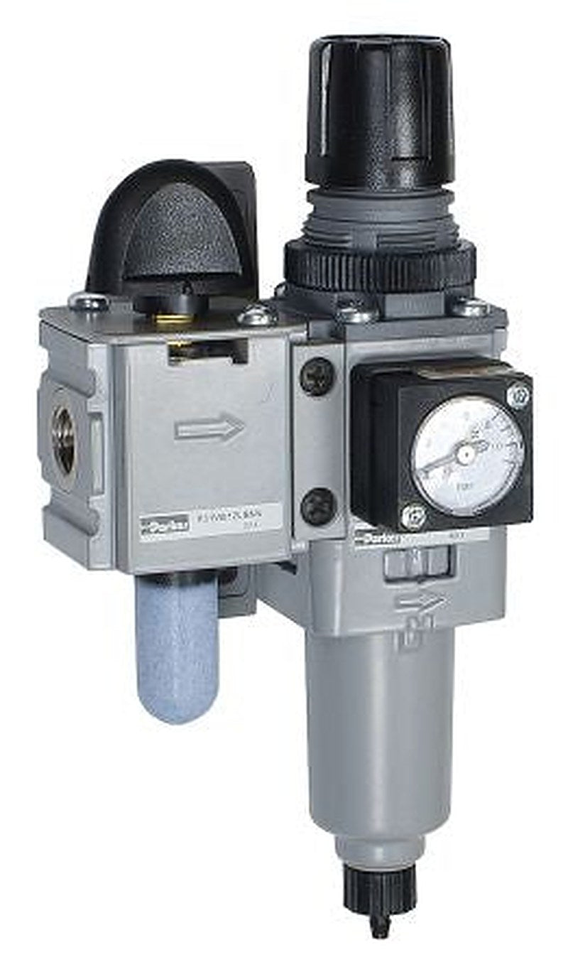 Parker P31 Filter Regulator, 5 μm, 1/4 in G, Manual, 8 bar