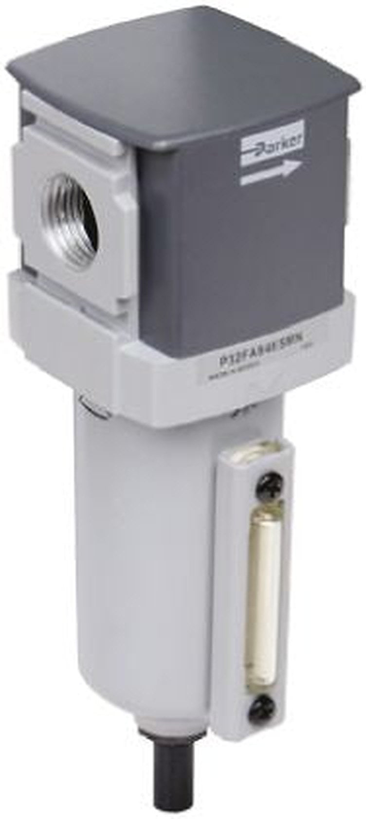Parker P33 series 5 μm 3/4 in 17 bar Pneumatic Filter 102SCFM max with Manual drain