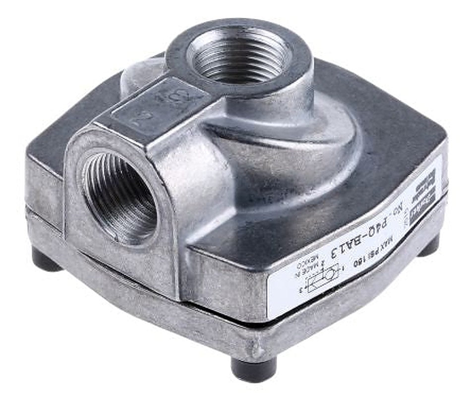Parker Quick Exhaust Valve x 10 bar Female A: Threaded B: Threaded 3/8 in