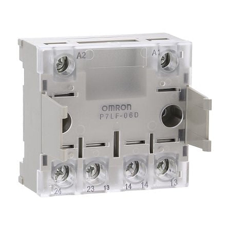 Omron 6 Way 250V DIN Rail Relay Socket, for use with G7L Series