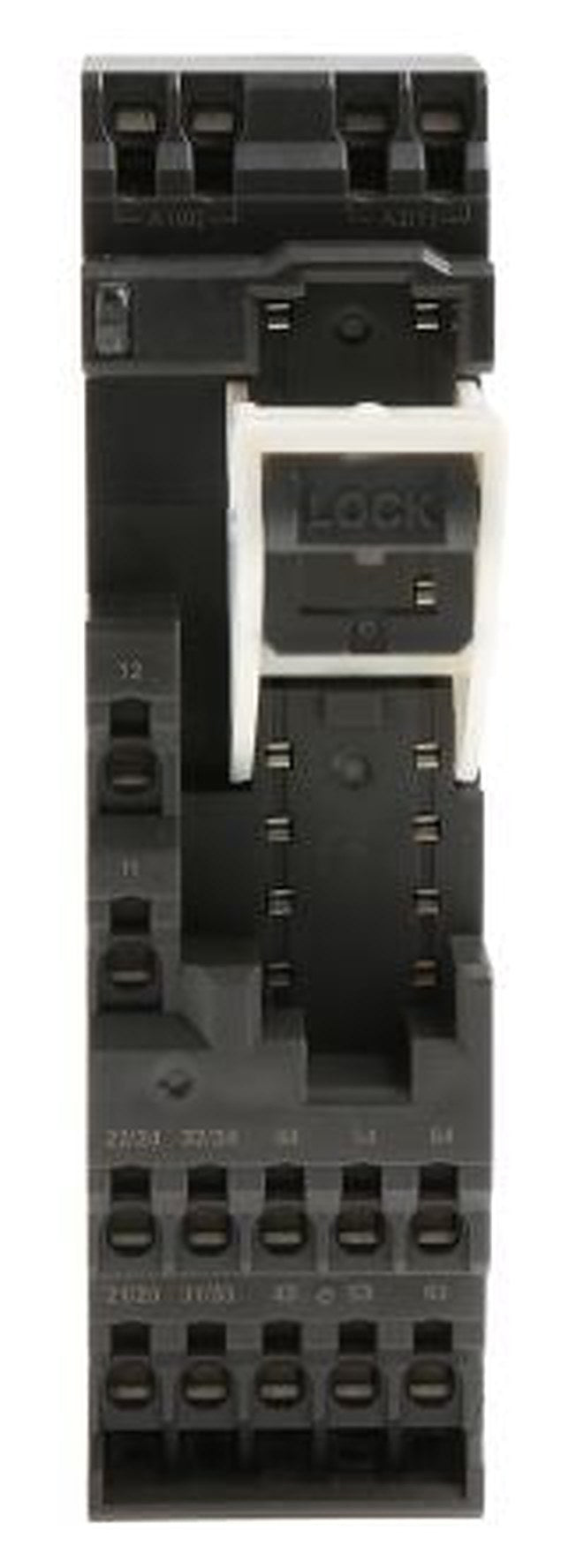 Omron P7SA 14 Way 24V dc DIN Rail Relay Socket, for use with G7SA Series Relay