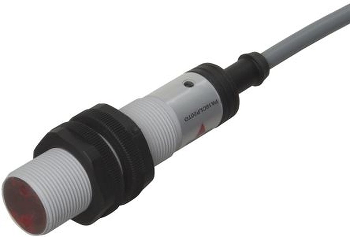 Carlo Gavazzi Polarised Retroreflective Photoelectric Sensor, Barrel Sensor