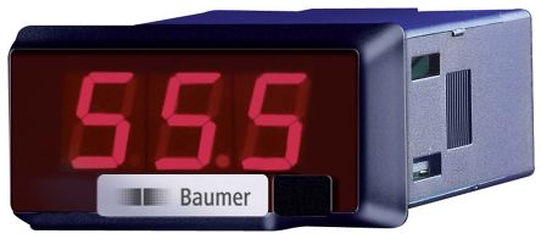 Baumer PA213 Series Digital Voltmeter DC, LED Display 3-Digits ±0.1 % rdg + 3 Digits, 22 mm, 44 mm