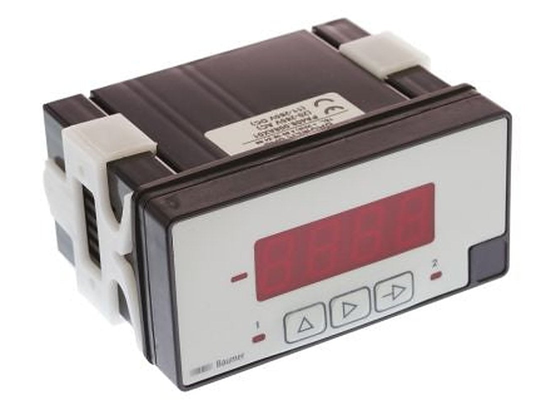 Baumer PA408 LED Digital Panel Multifunction Meter for Voltage, Current, Resistance, Temperature, 45 mm x 93 mm