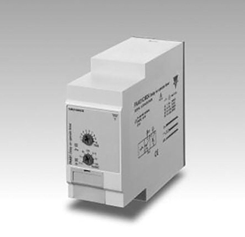 Carlo Gavazzi Timer Relay, 2-Contact, 24 V dc 24V ac, 240 V ac, 0.1 s to 100 h, 1-Function, SPDT Switch Configuration