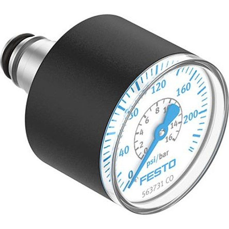 Festo 10 mm Pressure Gauge, 26 mm, 16 bar