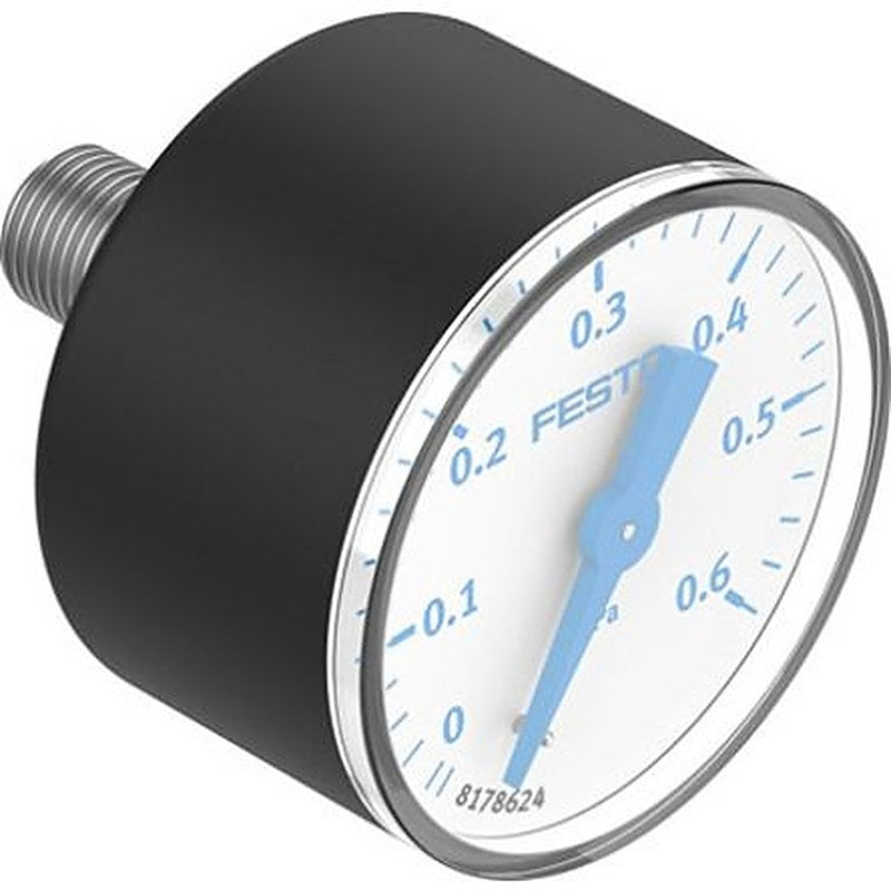 Festo R 1/8 Type R Pressure Gauge, 39 mm, 0 bar