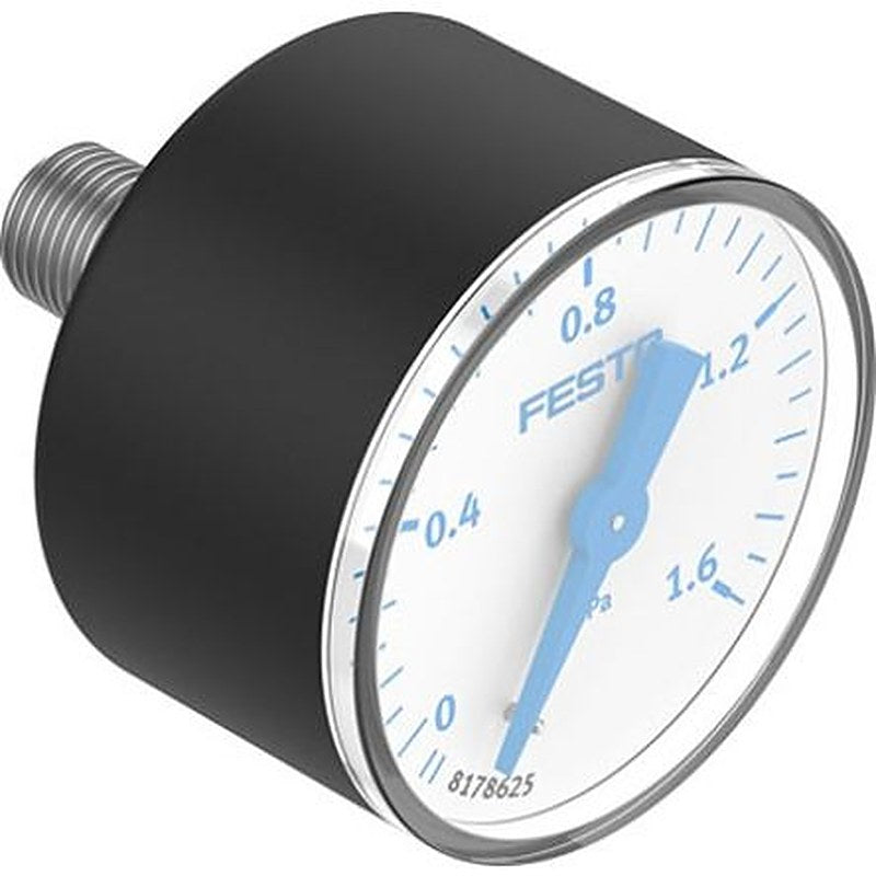 Festo R 1/8 Type R Pressure Gauge, 39 mm, 0 bar