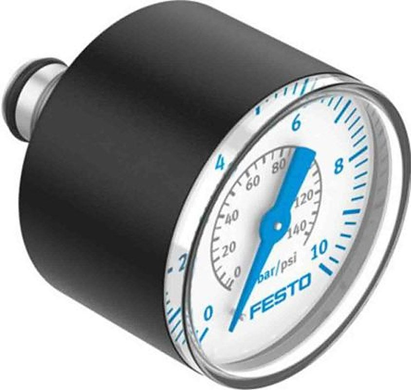 Festo 10 mm Cartridge 10 mm Pressure Gauge, 40 mm, 10 bar