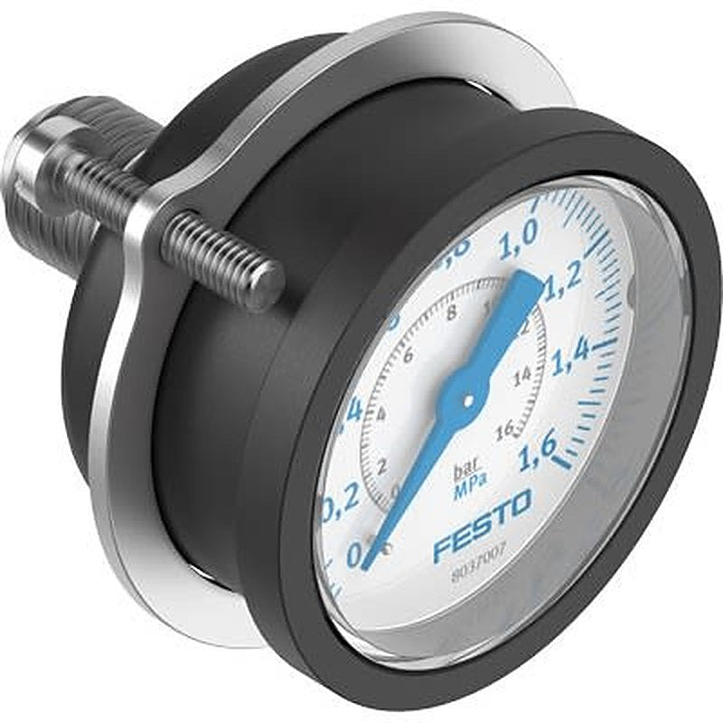 Festo G 1/4 Pressure Gauge, 40 mm, 16 bar