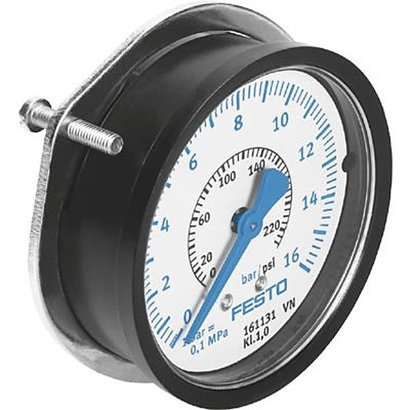 Festo G 1/4 Pressure Gauge, 63 mm, 16 bar