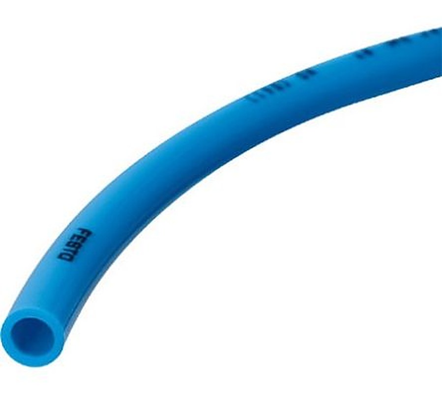 Festo Thermoplastic Elastomer, Flexible Tubing, 8.4 mm ID, 12 mm OD, Blue