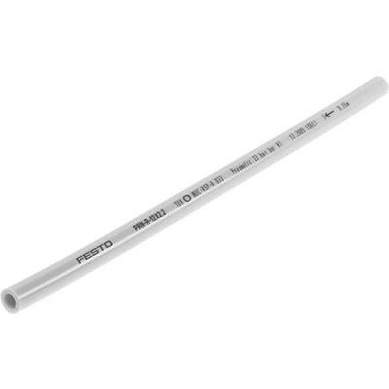 Festo Thermoplastic Elastomer, Flexible Tubing, 3.8 mm ID, 6 mm OD, Silver