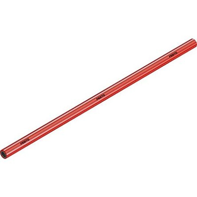 Festo Polyvinyl Chloride, Hose Pipe, 7.5 mm ID, 12 mm OD, Red