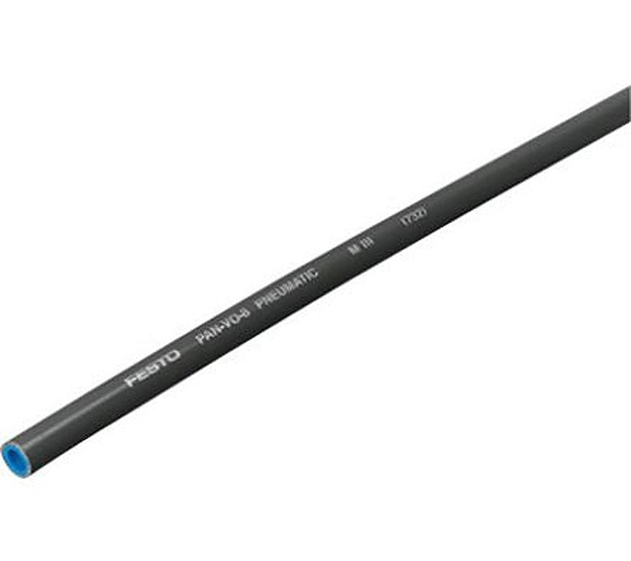 Festo Polyvinyl Chloride, Hose Pipe, 4 mm ID, 8 mm OD, Black