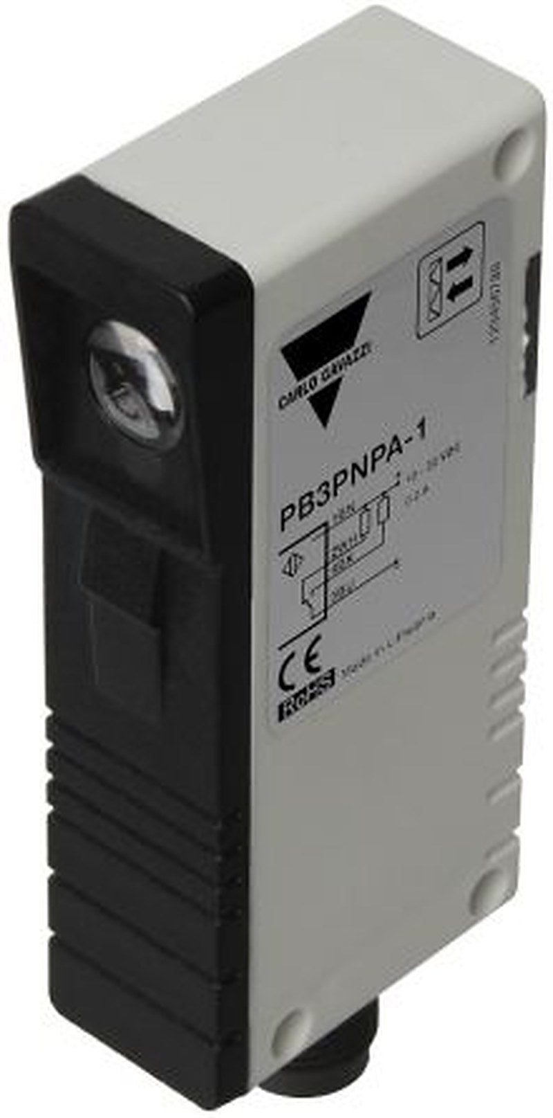 Carlo Gavazzi Polarised Retroreflective Photoelectric Sensor, Block Sensor