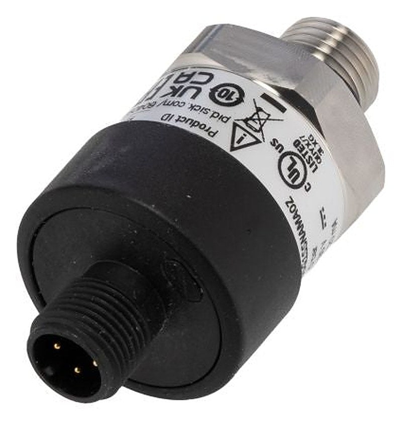 SICK PBT Series Pressure Sensor, Current Output -1 bar 0 bar, Compound Reading