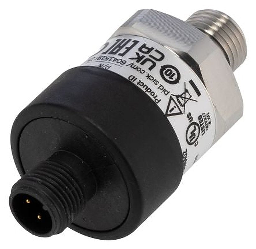SICK PBT Series Pressure Sensor, Current Output 0 bar 16 bar, Gauge Reading
