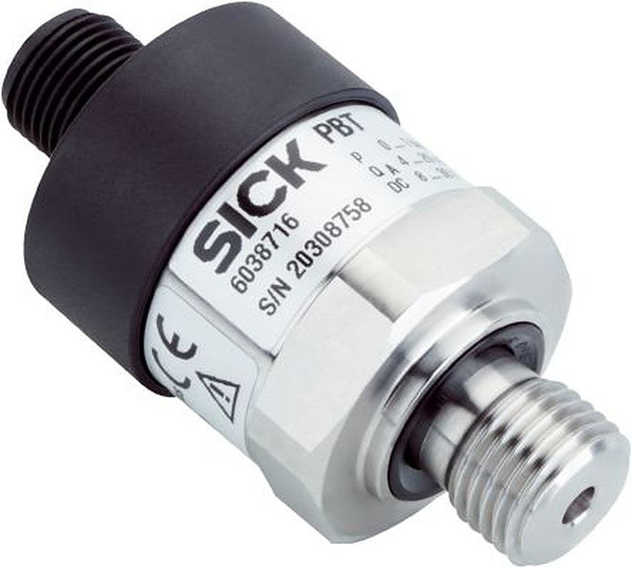 SICK PBT Series Pressure Sensor, Voltage Output 0 bar 160 bar, Gauge Reading