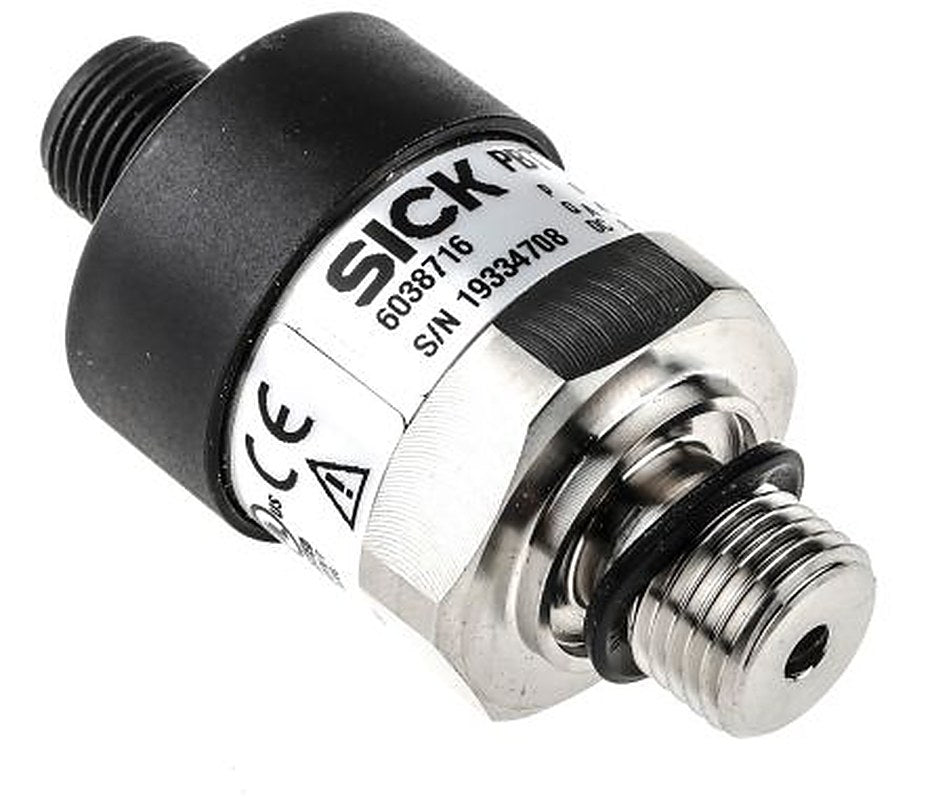 SICK PBT Series Pressure Sensor, Current Output 0 bar 1 bar, Gauge Reading
