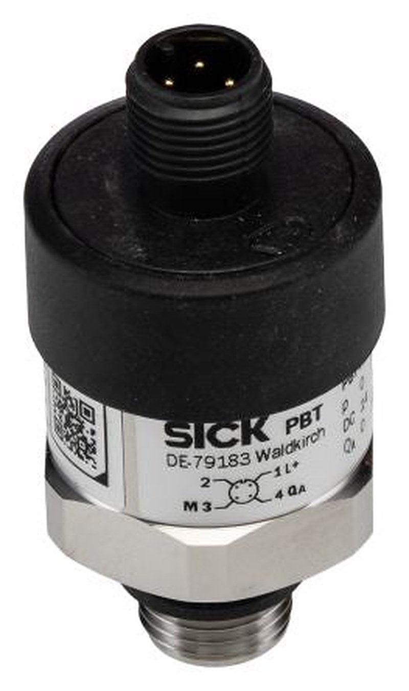 SICK PBT Series Pressure Sensor, 3-Wire Output 0 bar 250 bar, Gauge Pressure Reading