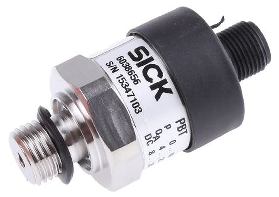 SICK PBT Series Pressure Sensor, Current Output 0 bar 400 bar, Gauge Reading