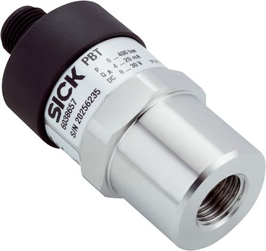 SICK PBT Series Pressure Sensor, Voltage Output 0 bar 400 bar, Gauge Reading