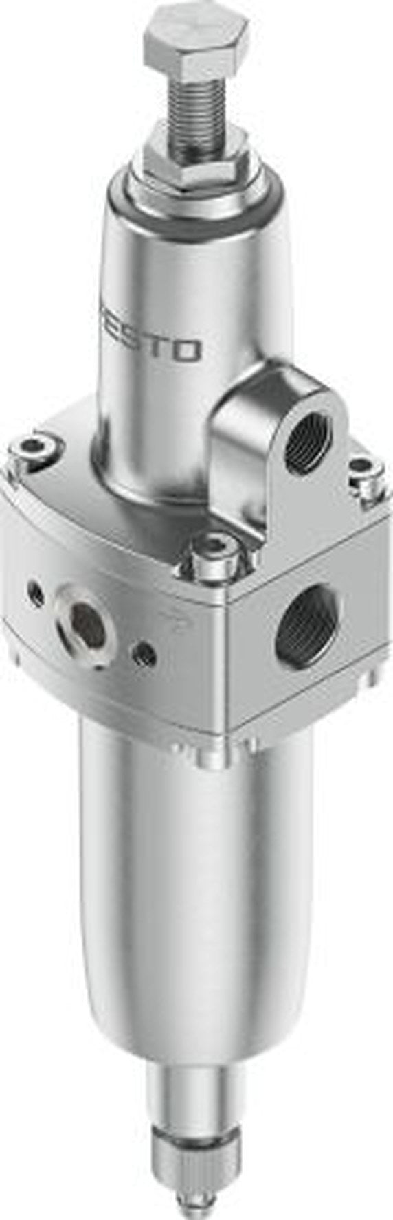 Festo PCRP Filter Regulator, 40 μm, 1/4 in G, Manual, 20 bar, PCRP-44-G14-12-E-R1-M-T19