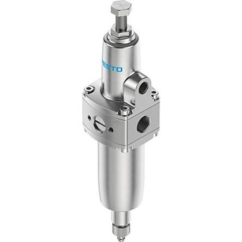 Festo PCRP Filter Regulator, 40 μm, 1/2 in NPT, Manual, 20 bar, PCRP-44-N12-12-E-R1-M-T19