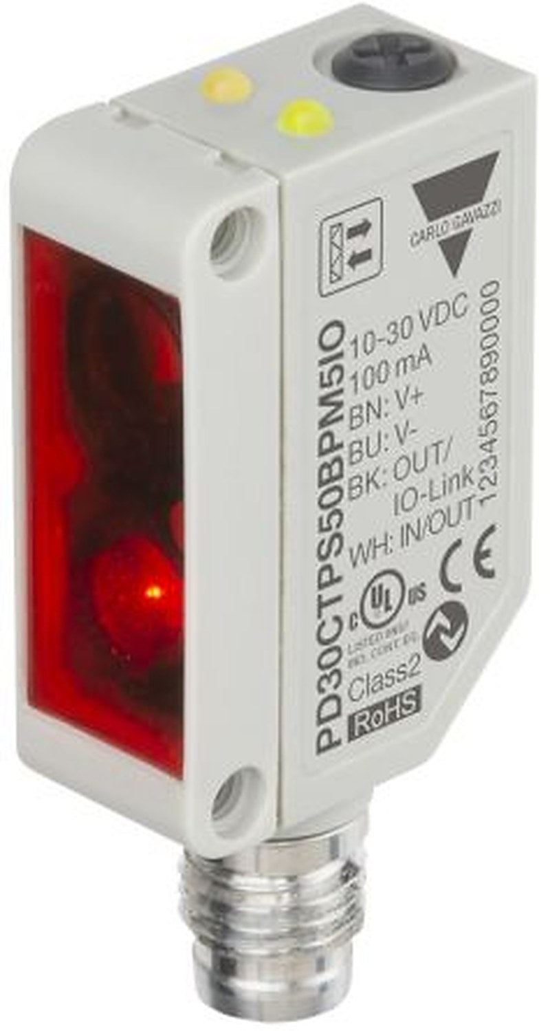 Carlo Gavazzi Polarised Retroreflective Photoelectric Sensor, Rectangular Sensor