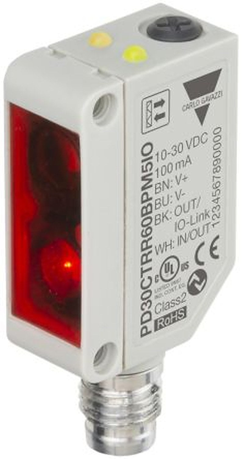 Carlo Gavazzi Polarised Retroreflective Photoelectric Sensor, Rectangular Sensor